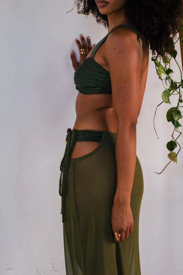 Saia Aurora Tule Verde