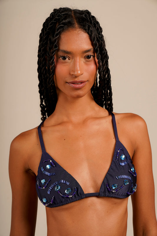 Top Solaris Azul Marinho