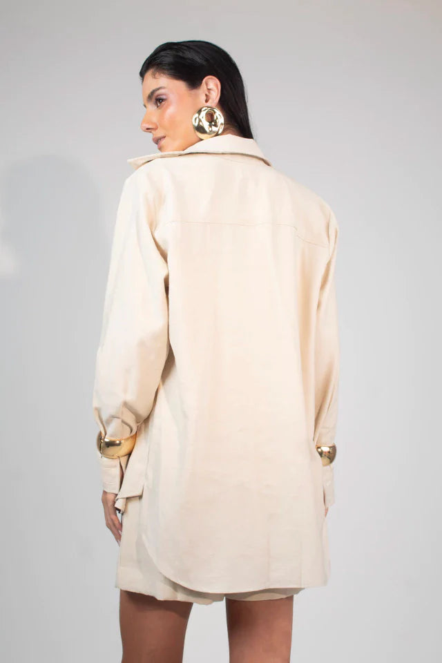 Camisa Sicília Areia