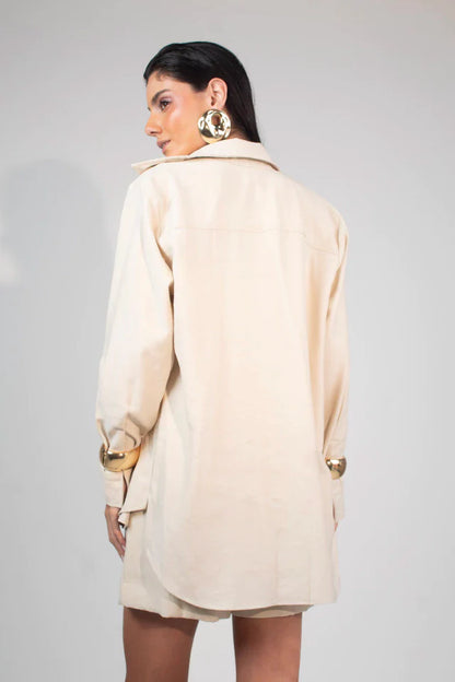 Camisa Sicília Areia