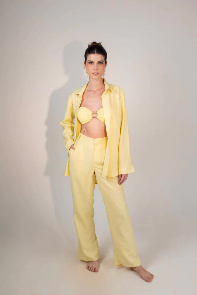 Calça Sicília Amarelo Manteiga