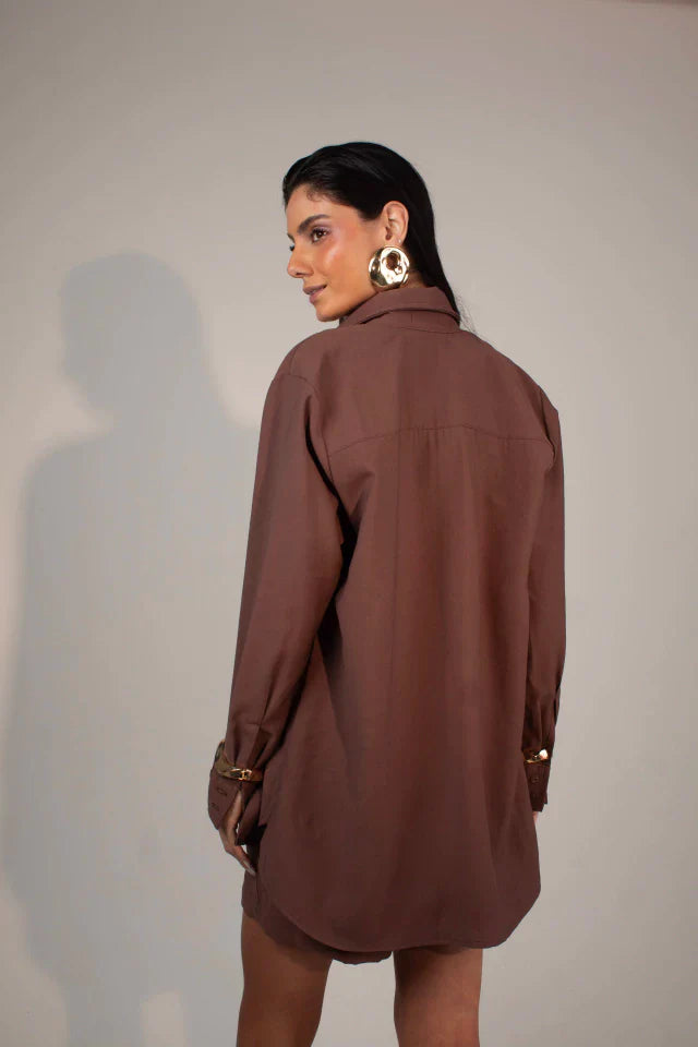 Camisa Sicília Marrom