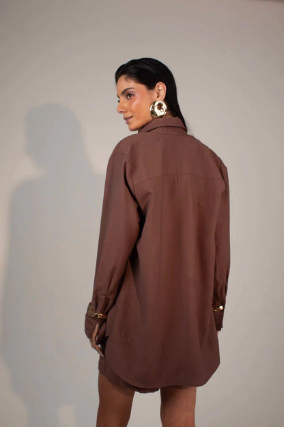 Camisa Sicília Marrom