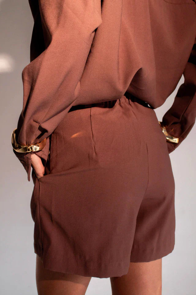 Short Sicília Marrom