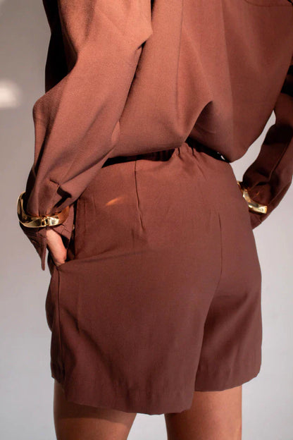 Short Sicília Marrom