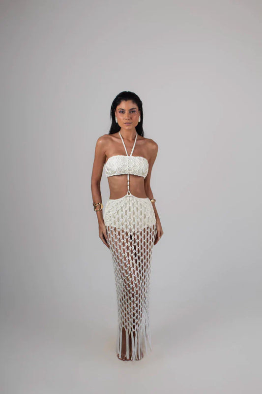 Vestido Amalfi Off White