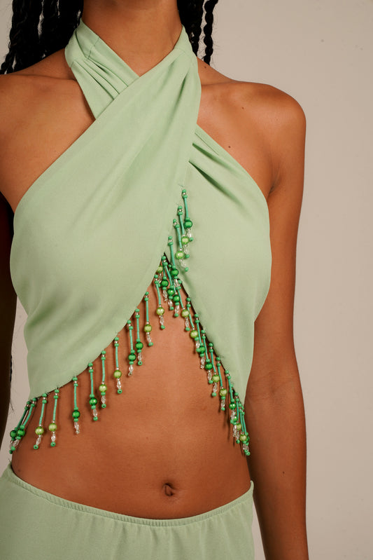 Top Samba Verde Menta