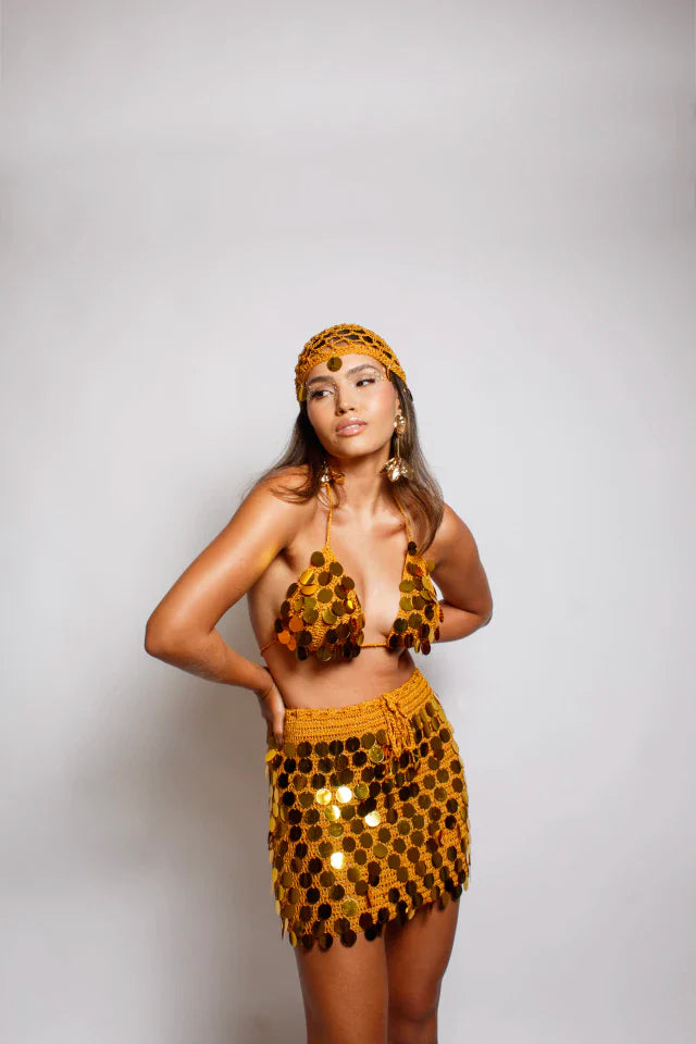 Conjunto Samba Crochê