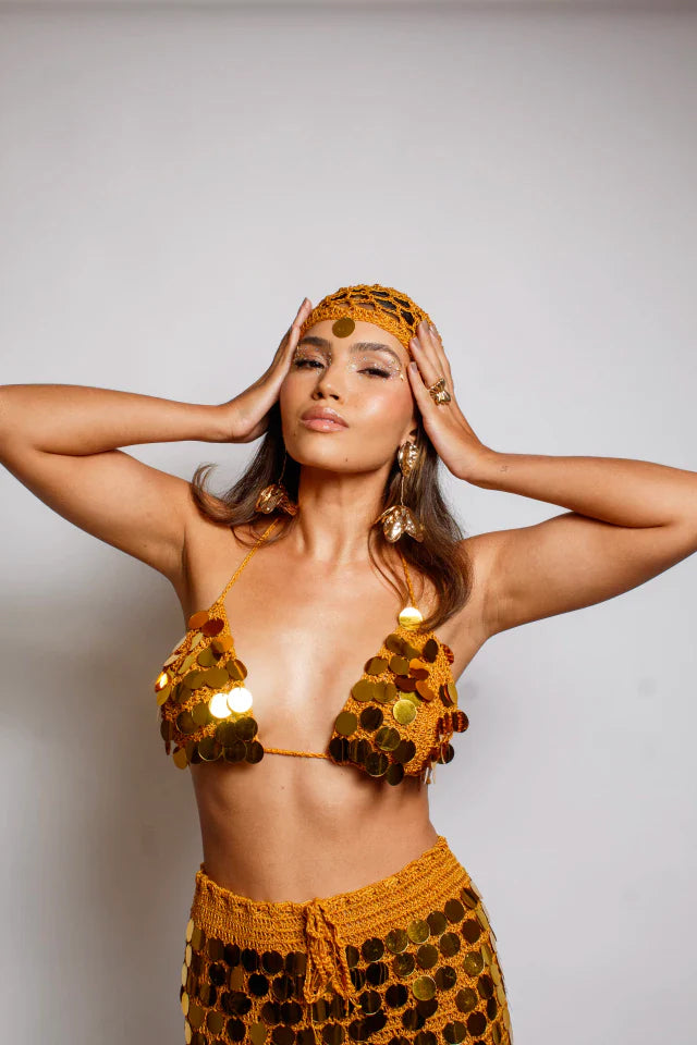 Conjunto Samba Crochê