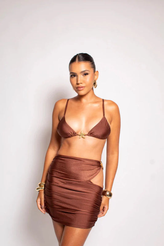 Saia Copacabana Marrom