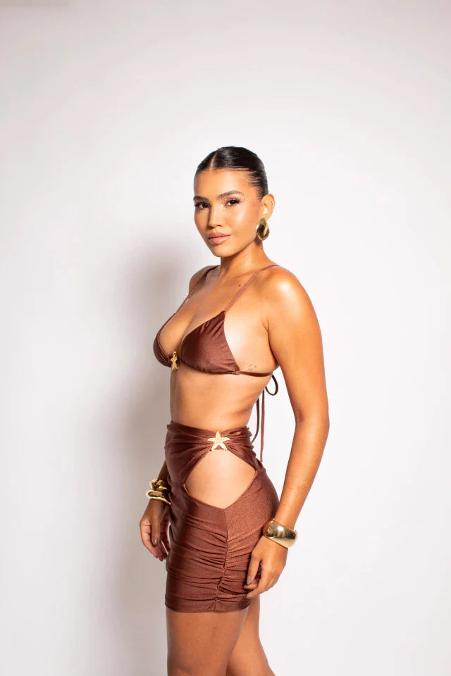 Saia Copacabana Marrom