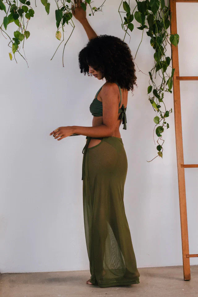 Saia Aurora Tule Verde