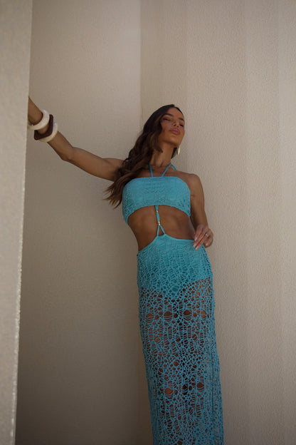 Vestido Cala Azul Turquesa
