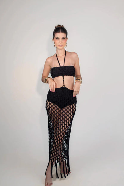 Vestido Amalfi Preto