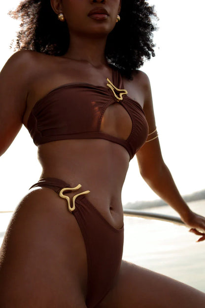 Biquíni Sardenha Marrom