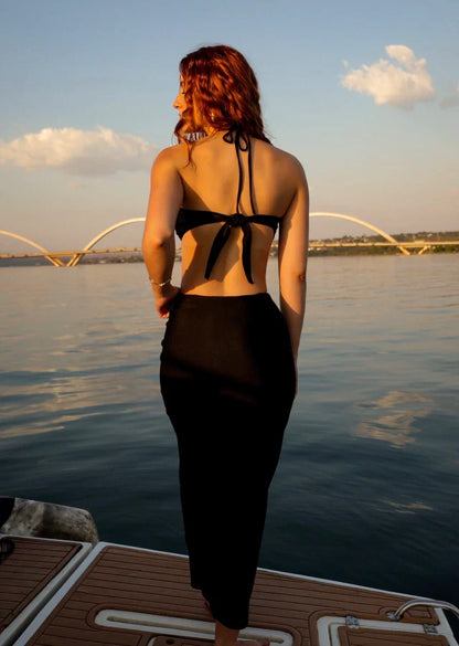 Saia Milos Midi Preta