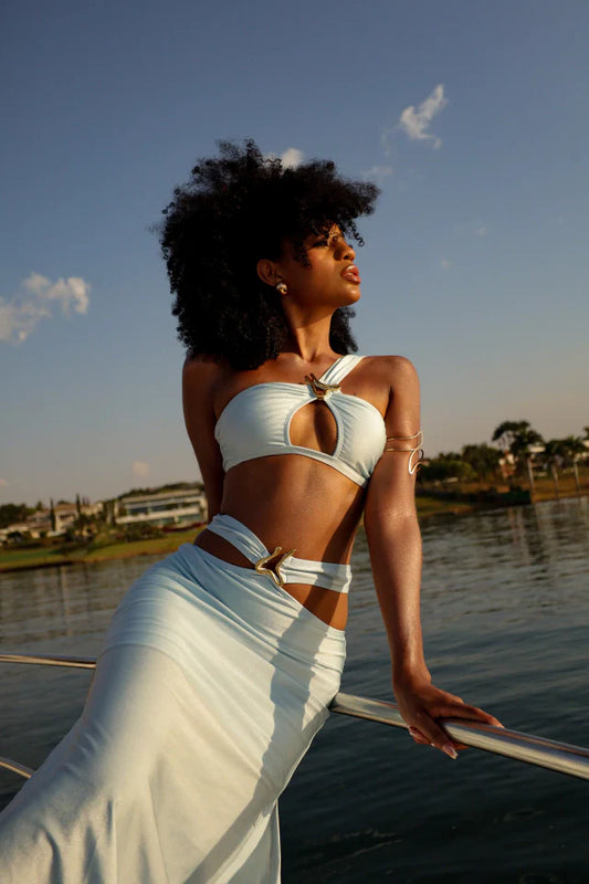 Saia Sardenha Baby Blue