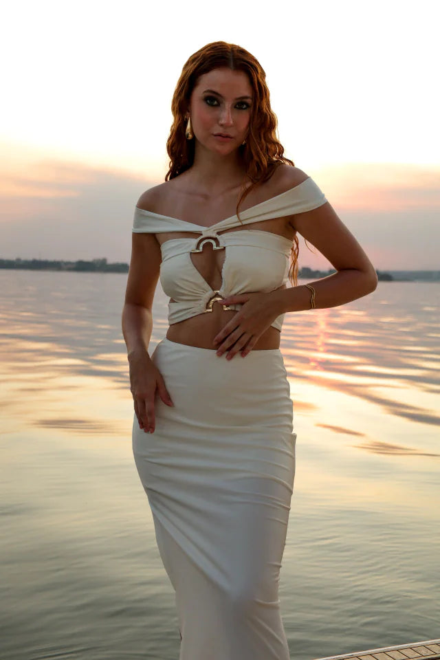 Vestido Algarve Off White