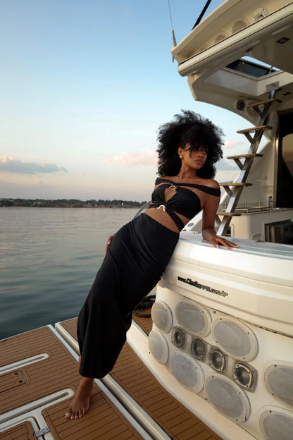 Vestido Algarve Preto