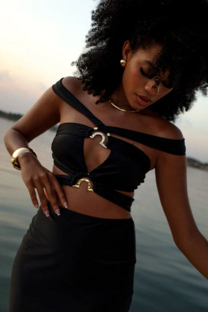 Vestido Algarve Preto